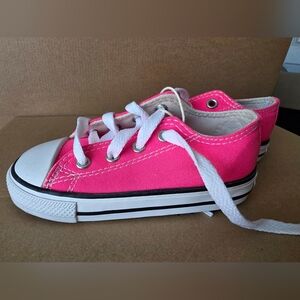 Converse Kids Neon Pink Sneakers